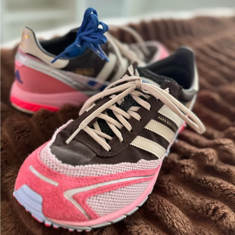 Bad Bunny Adidas Pink and Black Sneakers - Picture 4 of 4